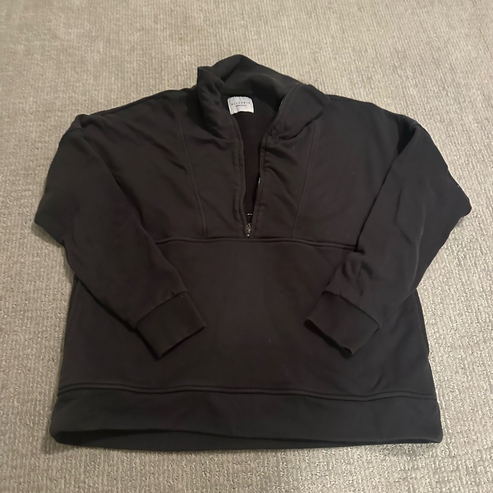 Alifenix charcoal Half-Zip Jacket